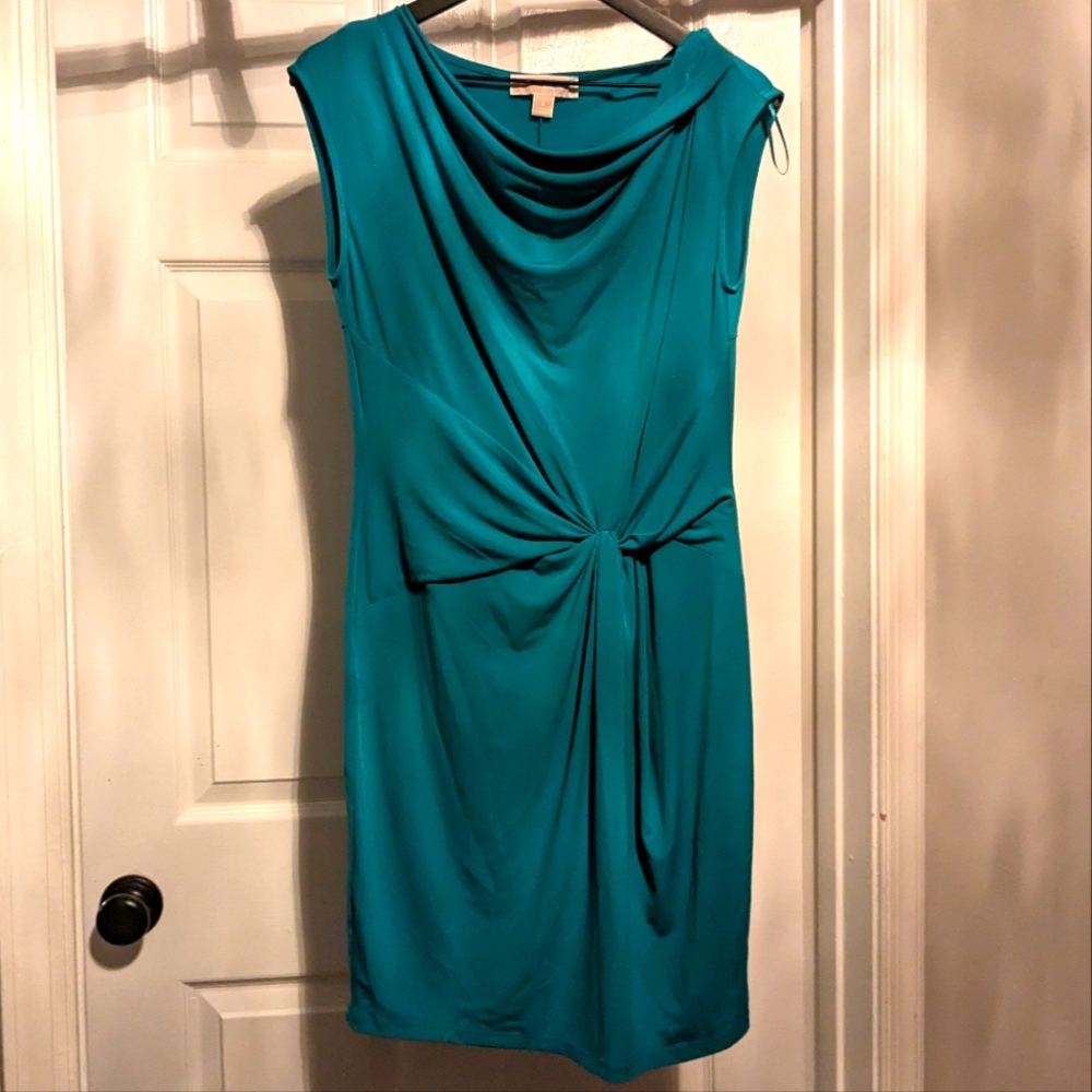 Michael Kors Stretch Ruched Sleeveless Dress